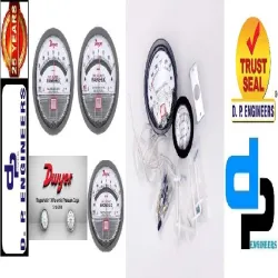 Pressure Gauges, Dial Size 15 inch 40 mm