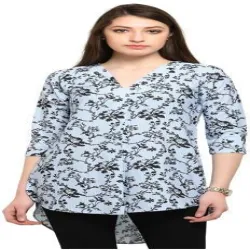 Ladies Printed Top, M L, Pattern Printed