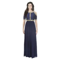 Ladies Gown, Color Blue