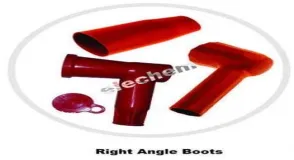 Heat Shrinkable Medium Voltage Right Angle Boots, Color Available in Black, Red, Yellow, Green, White, Brown, Blue
