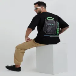 Men Oversized Tshirts, Sleeves Type Half Sleeves