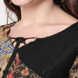 Heavy Rayon Kurti, Pattern Embroidered