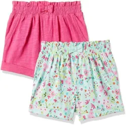 Girls Shorts for summer, Closure Elasticated, Drawstring