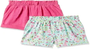 Girls Shorts for summer, Closure Elasticated, Drawstring