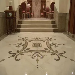 Designer Floor Tiles, 25 cm 25 cm White square 15 mm thickness