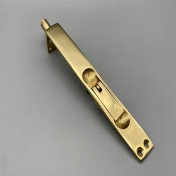 Tower Bolt Brass Flush