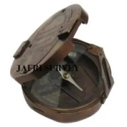 Black Special Alloy Geological Brunton Compass, Packaging Type Box, SizeDiameter 25 Approximately, Packaging Type Carton Box