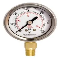 Pressure Gauge Make, Connection Size 12 inch
