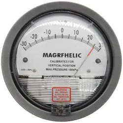 Bottom Connection Analog Pressure Gauge Model 63-PG-MANOMETER-BTM-35 KG, For Industrial, Color Silver