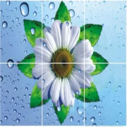 3D Leaf Design Tile, UsageApplication Flooring